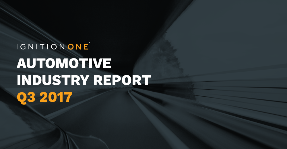 AUTOMOTIVE INDUSTRY REPORT: Q3 2017