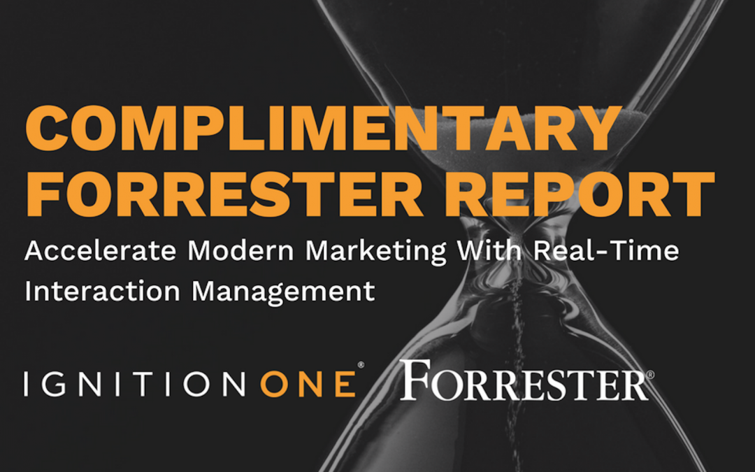 ACCELERATE MODERN MARKETING WITH REAL-TIME INTERACTION MANAGEMENT